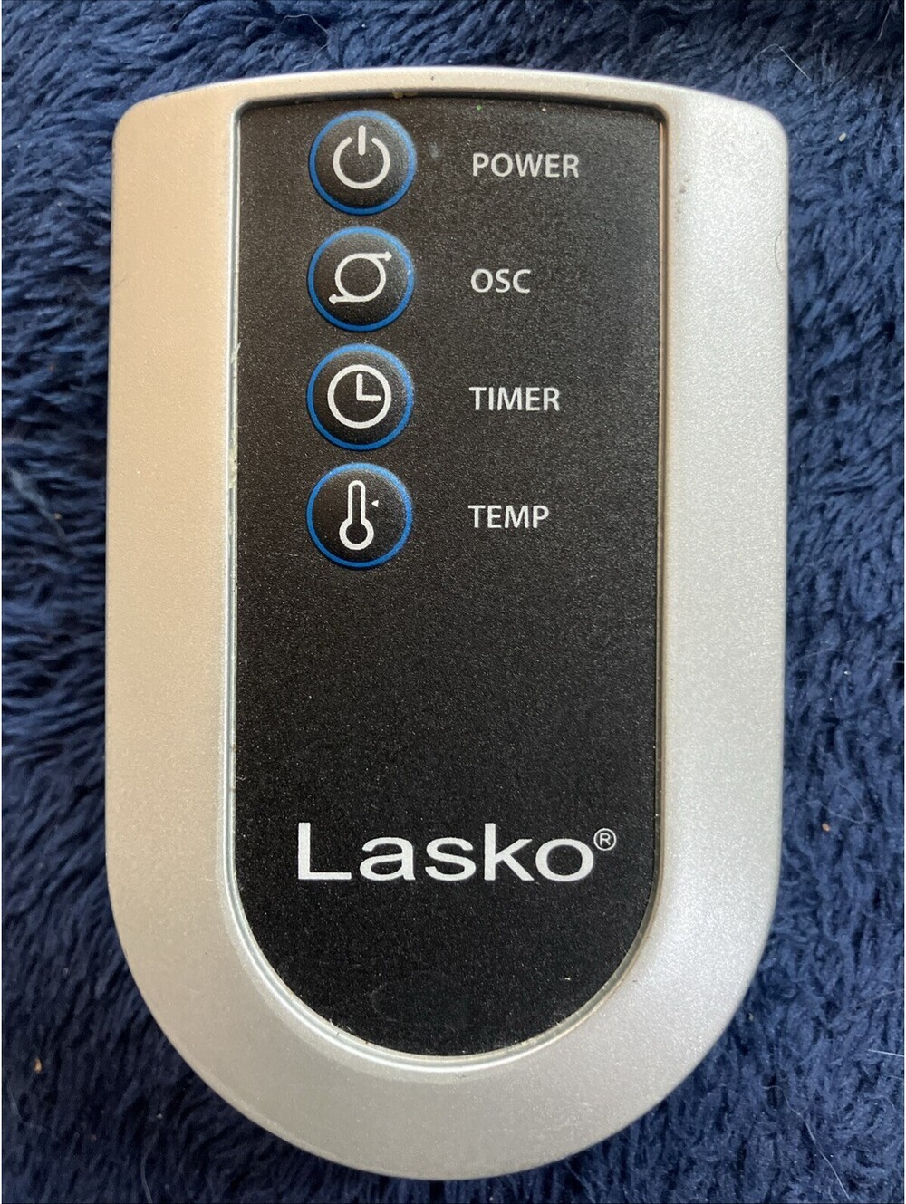 Lasko Remote Control Wireless Infrared Silver Black For Oscillating Tower Fan